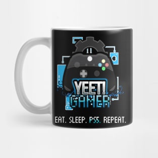 Yeet Gamer - Video Games Trendy Graphic Saying - Eat Sleep PS5 Repeat Mug